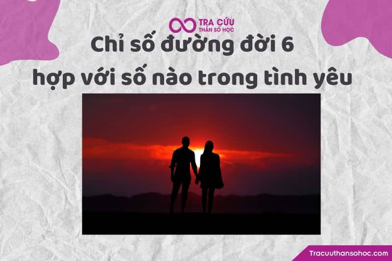 Chỉ số đường đời 6 hợp với số nào trong tình yêu